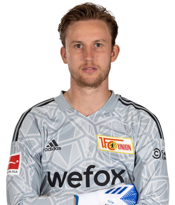 Frederik Rønnow Torhüter Saison 2022 23 Detail 1 FC Union Berlin